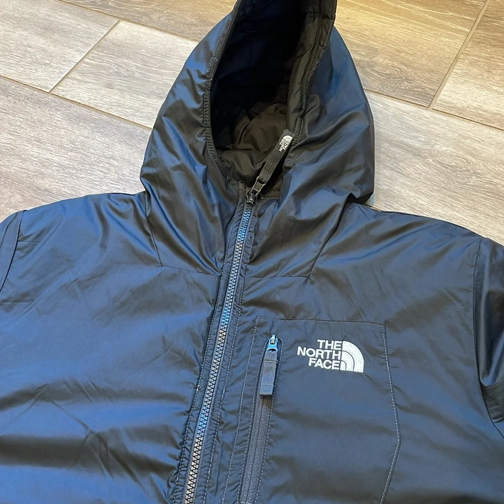 The North Face Reversible Jacket Black/Grey SMALL